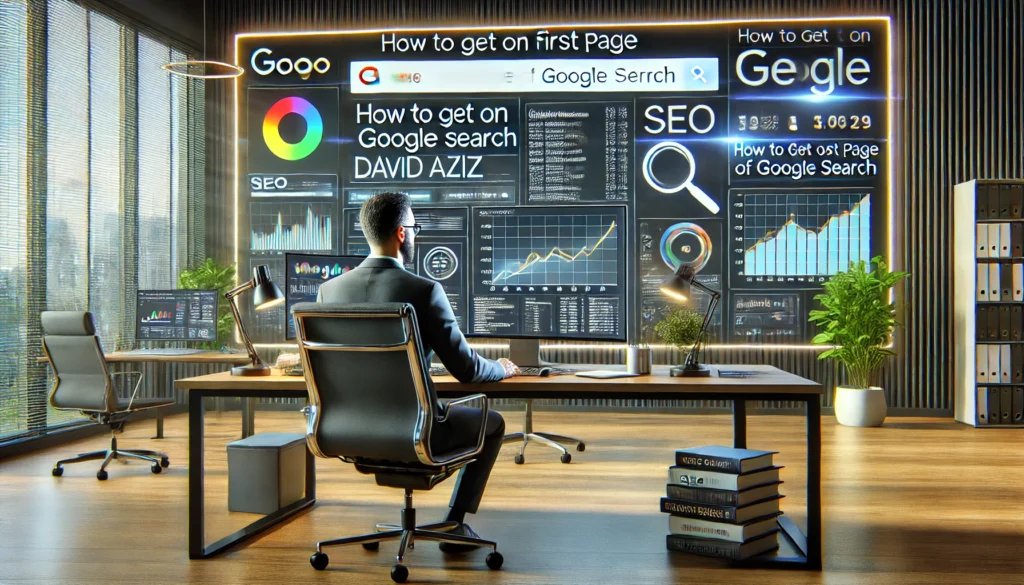 How to Get on First Page of Google Search David Aziz