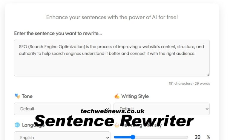 Sentence Rewriter
