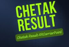 Chetak Result ARCarrierPoint