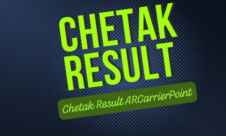 Chetak Result ARCarrierPoint