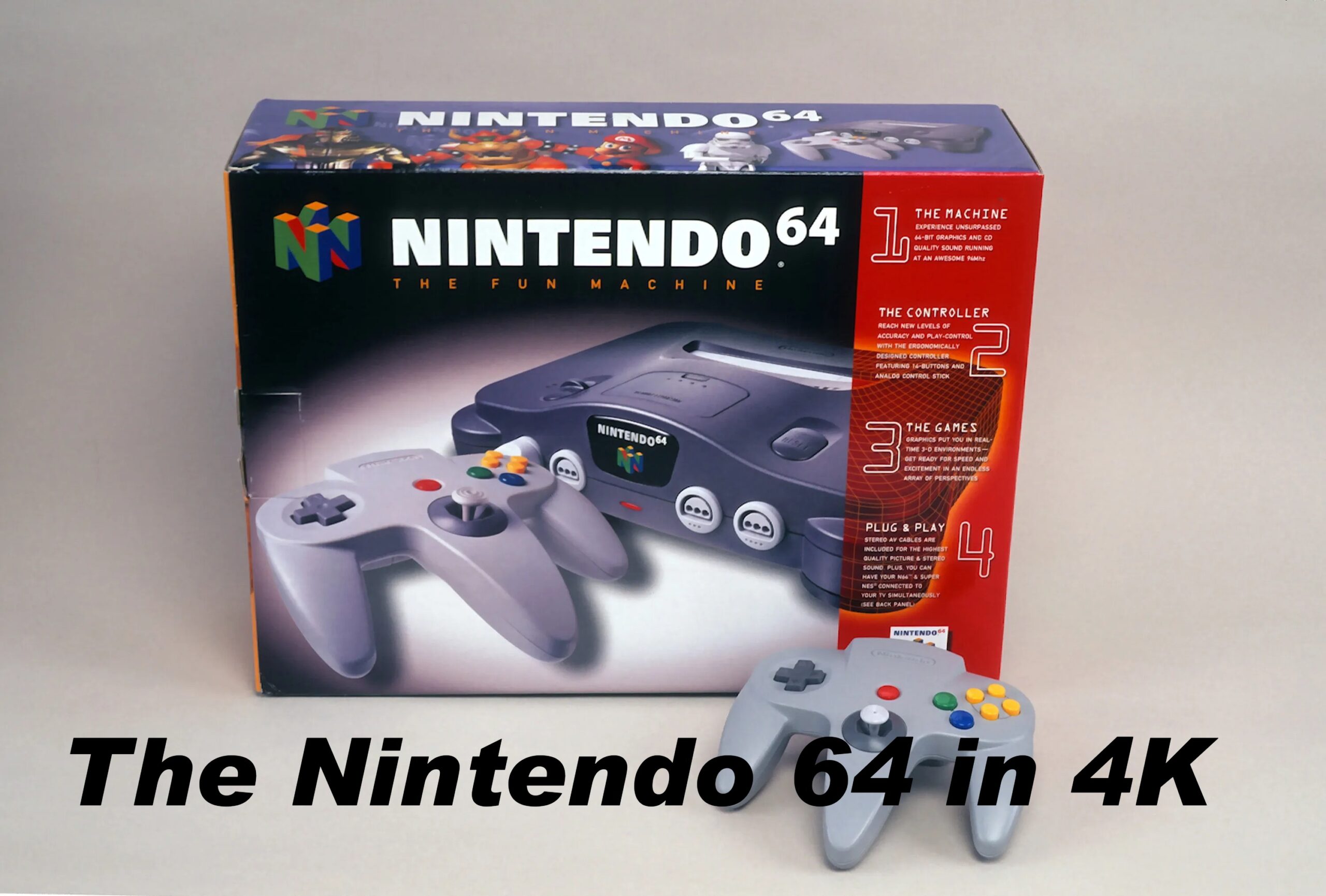 The Nintendo 64 in 4K