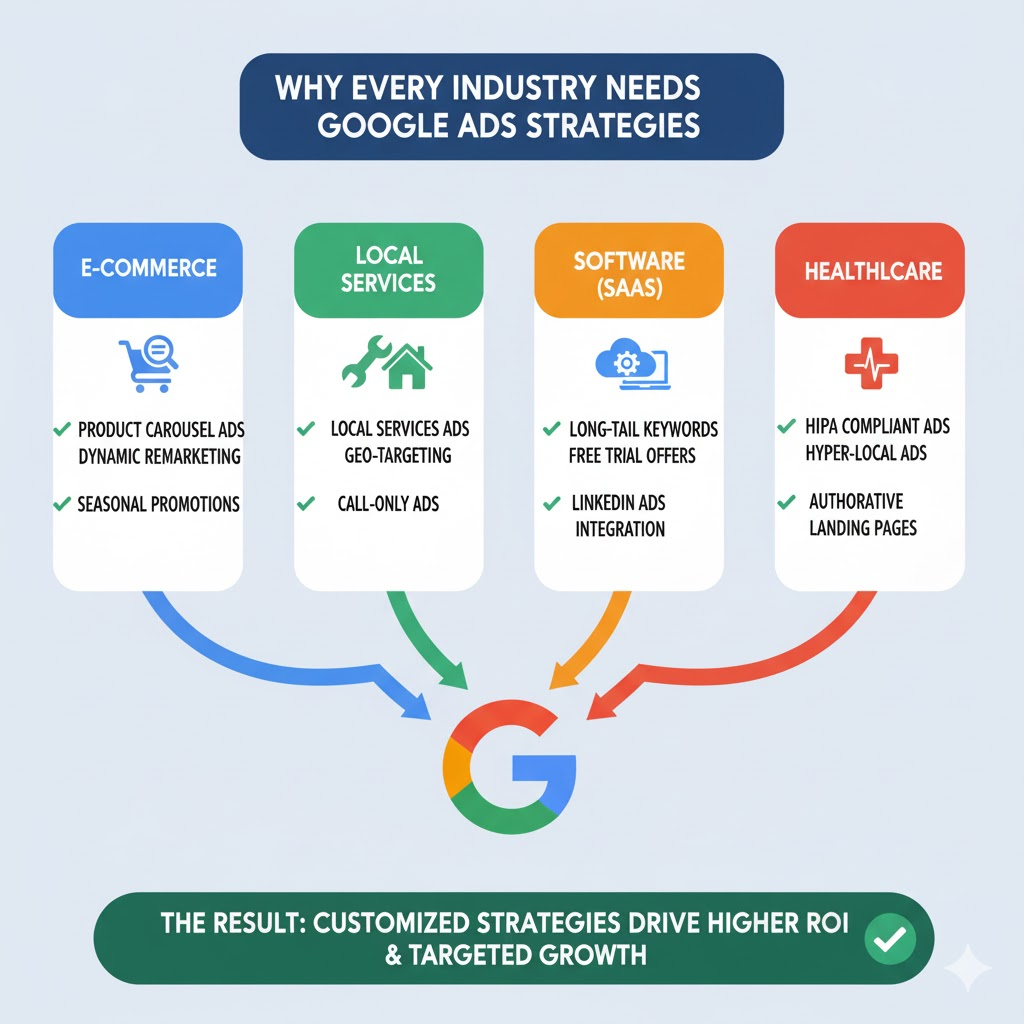 Why Every Industry Needs Different Google Ads Strategies