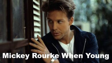 Mickey Rourke When Young
