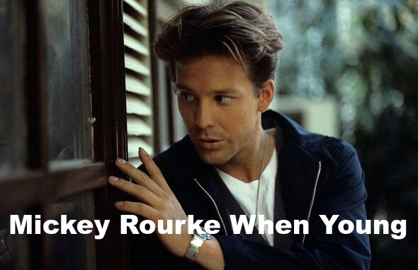Mickey Rourke When Young
