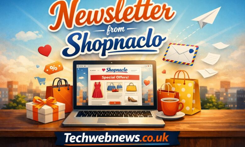 Newsletter from Shopnaclo