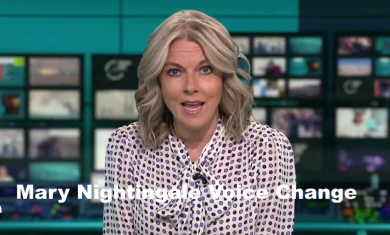 Mary Nightingale Voice Change