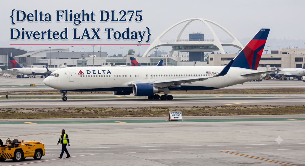Delta Flight DL275 Diverted LAX Today