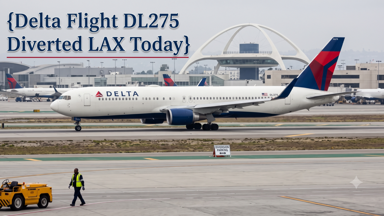 Delta Flight DL275 Diverted LAX Today